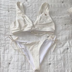 CREAM WHITE BOUTINE LA BIKINI SET